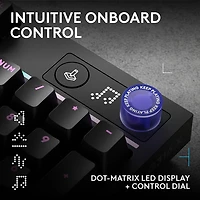 Clavier de jeu mécanique rétroéclairé pleine grandeur à touches linéaires G316 X de Logitech - Noir - Anglais