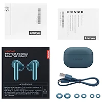 Lenovo TWS Yoga PC Edition In-Ear Noise Cancelling True Wireless Earbuds - Tidal Teal