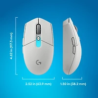 Souris de jeu optique Bluetooth 44 000 ppp G305 X SUPERLIGHT de Logitech - Blanc
