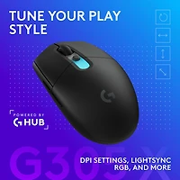 Logitech G305 X SUPERLIGHT 44000DPI Bluetooth Optical Gaming Mouse - Black