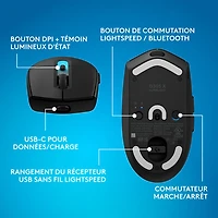 Logitech G305 X SUPERLIGHT 44000DPI Bluetooth Optical Gaming Mouse - Black