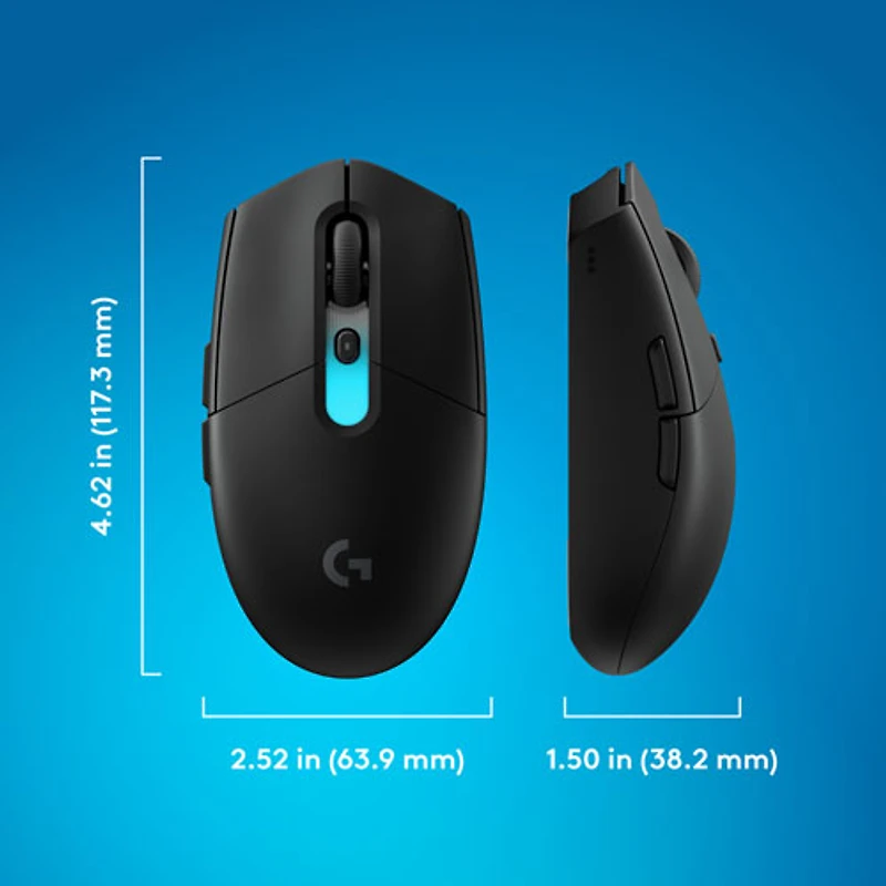 Logitech G305 X SUPERLIGHT 44000DPI Bluetooth Optical Gaming Mouse - Black