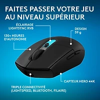 Logitech G305 X SUPERLIGHT 44000DPI Bluetooth Optical Gaming Mouse - Black