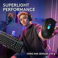 Logitech G305 X SUPERLIGHT 44000DPI Bluetooth Optical Gaming Mouse - Black