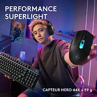 Logitech G305 X SUPERLIGHT 44000DPI Bluetooth Optical Gaming Mouse - Black