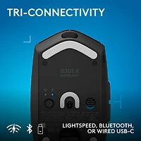 Logitech G305 X SUPERLIGHT 44000DPI Bluetooth Optical Gaming Mouse - Black