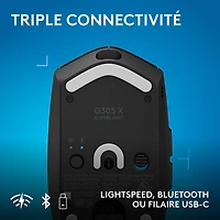 Logitech G305 X SUPERLIGHT 44000DPI Bluetooth Optical Gaming Mouse - Black