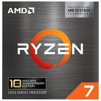 AMD Ryzen 7 5800X3D 10th Anniversary Edition 8-Core 4.5GHz AM4 Processor