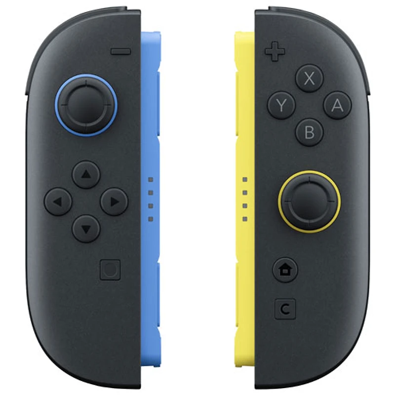 Manettes gauche et droite pour Joy-Con 2 de Nintendo Switch 2 - Bleu/Jaune clair