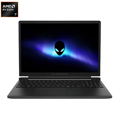 Ordinateur portable de jeu Alienware 15,3 po - Noir (AMD Ryzen 7 260/32 Go de mémoire vive/SSD de 1 To/GeForce RTX 5060/Windows 11 Famille)