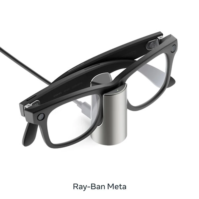 Meta Glasses Fast Charging Stand for Meta AI Glasses - Natural Titanium