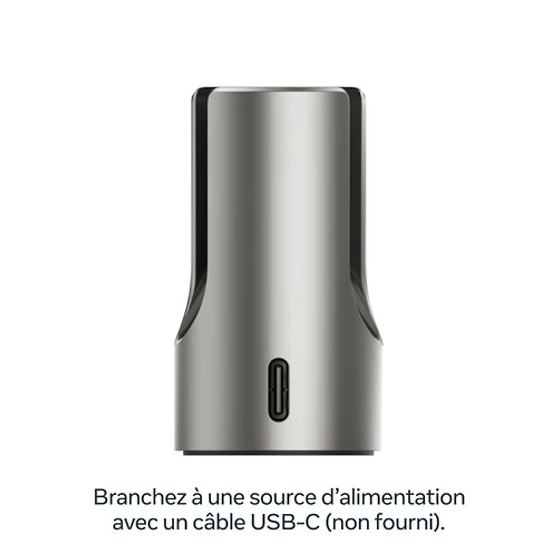 Meta Glasses Fast Charging Stand for Meta AI Glasses - Natural Titanium