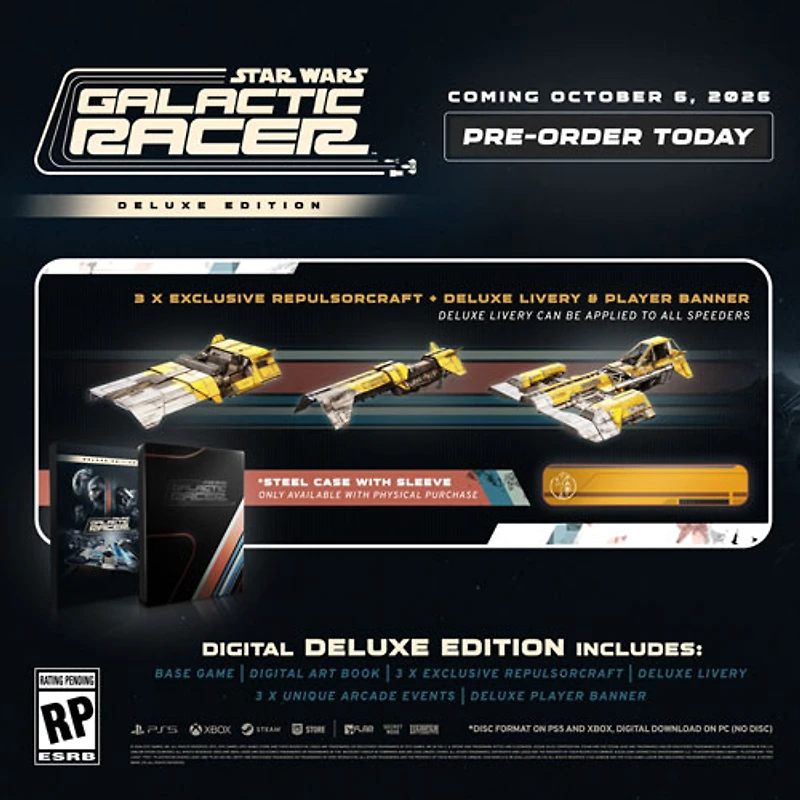 Star Wars: Galactic Racer Deluxe Edition (PS5)