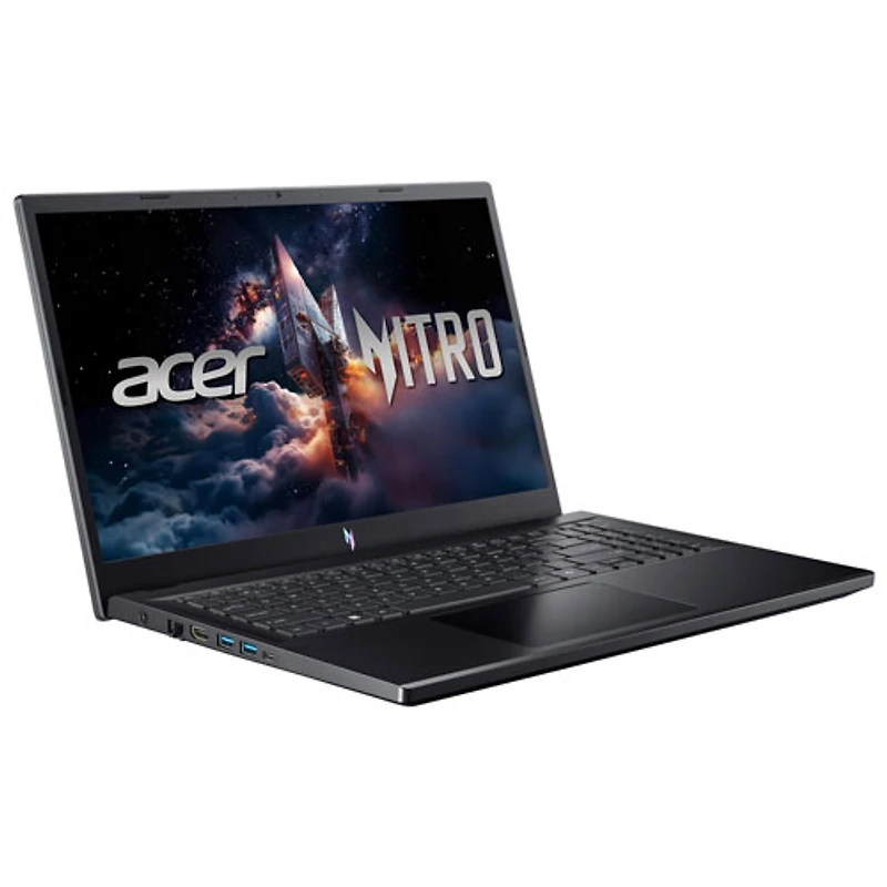 Portable de 15,6 po Nitro V d'Acer - Noir (Core 5 210H d'Intel/RAM 16 Go/SSD 512 Go/Windows 11)