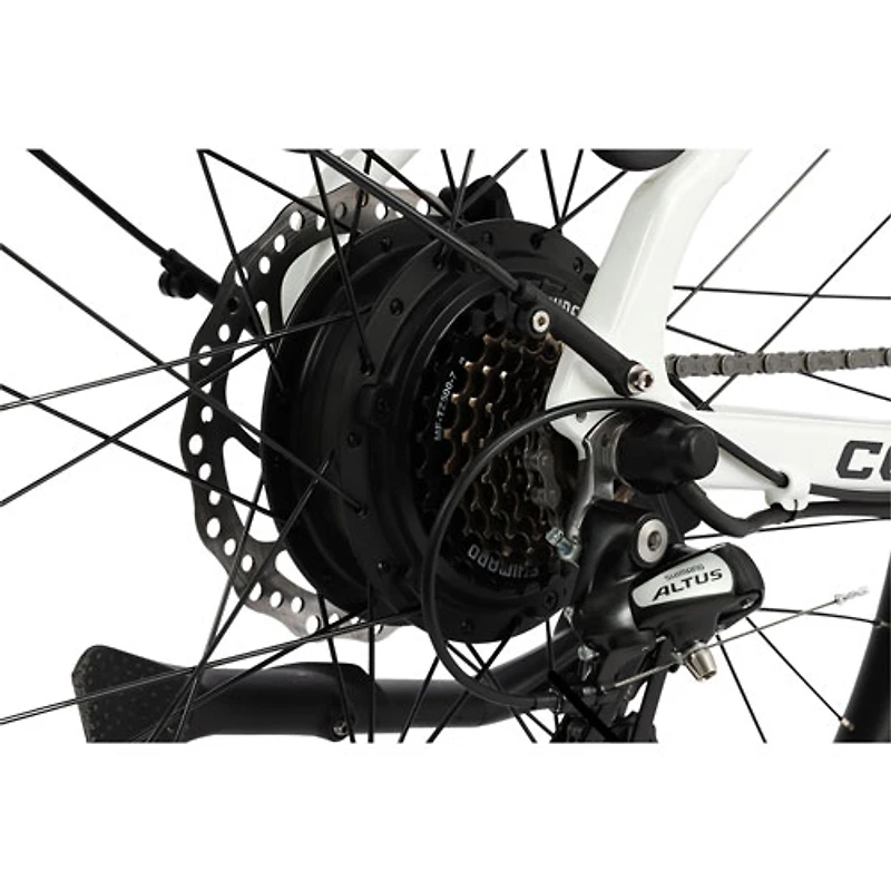 Vélo de ville électrique à gros pneus Nahanni de CCM (moteur 500 W/autonomie maximale 89 km/vitesse maximale 32 km/h) - M