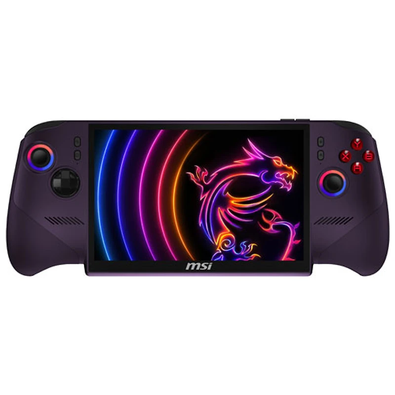 Appareil de jeu à écran tactile 1200p de 8 po Claw 8 EX AI + de MSI (Arc G3 Extreme d'Intel/RAM 32 Go/SSD 1 To/Windows 11)