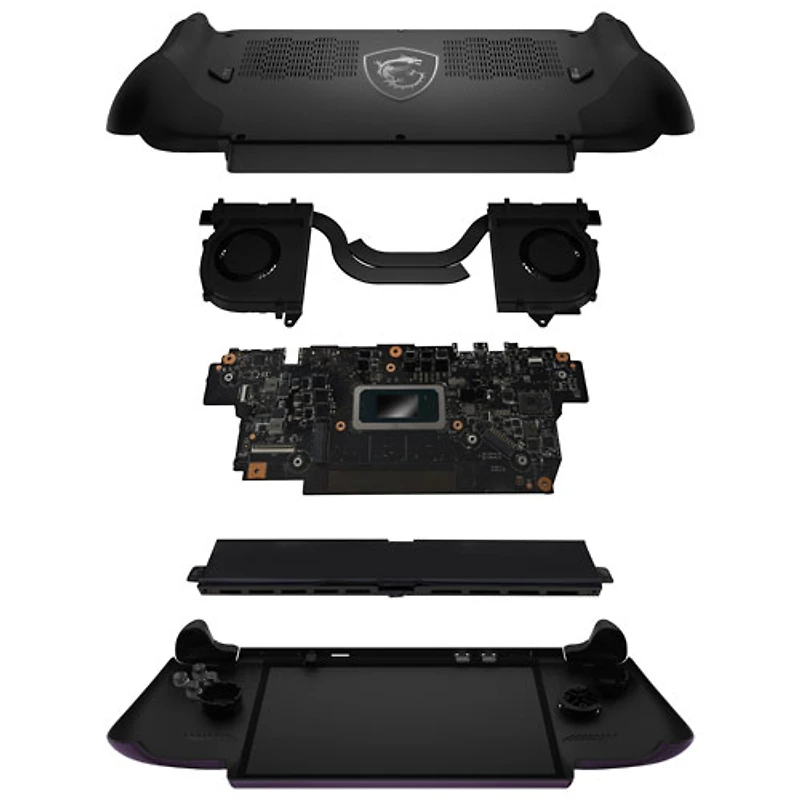 Appareil de jeu à écran tactile 1200p de 8 po Claw 8 EX AI + de MSI (Arc G3 Extreme d'Intel/RAM 32 Go/SSD 1 To/Windows 11)