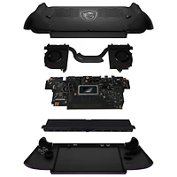 Appareil de jeu à écran tactile 1200p de 8 po Claw 8 EX AI + de MSI (Arc G3 Extreme d'Intel/RAM 32 Go/SSD 1 To/Windows 11)
