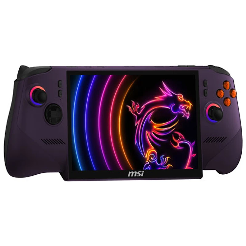 Appareil de jeu à écran tactile 1200p de 8 po Claw 8 EX AI + de MSI (Arc G3 Extreme d'Intel/RAM 32 Go/SSD 1 To/Windows 11)