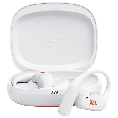 JBL Endurance Zone Open Ear True Wireless Headphones - White