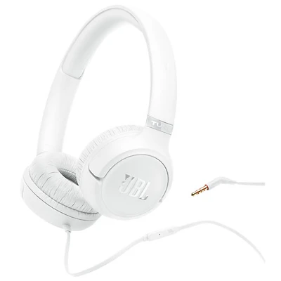 Casque d'écoute avec fil Tune 530 de JBL - Blanc