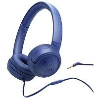 Casque d'écoute avec fil Tune 530 de JBL - Bleu