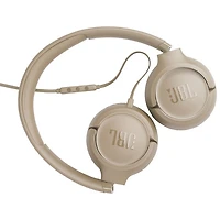 Casque d'écoute USB-C Tune 530C de JBL - Beige