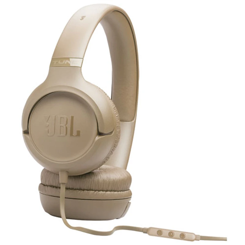 Casque d'écoute USB-C Tune 530C de JBL - Beige