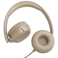 Casque d'écoute USB-C Tune 530C de JBL - Beige