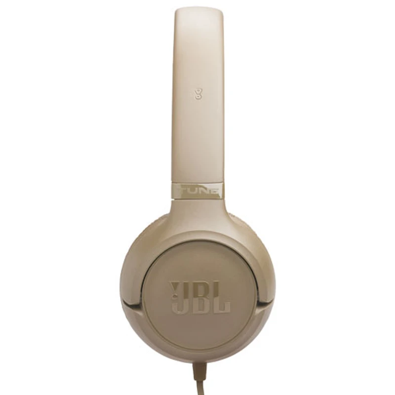 Casque d'écoute USB-C Tune 530C de JBL - Beige
