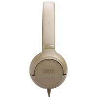 Casque d'écoute USB-C Tune 530C de JBL - Beige