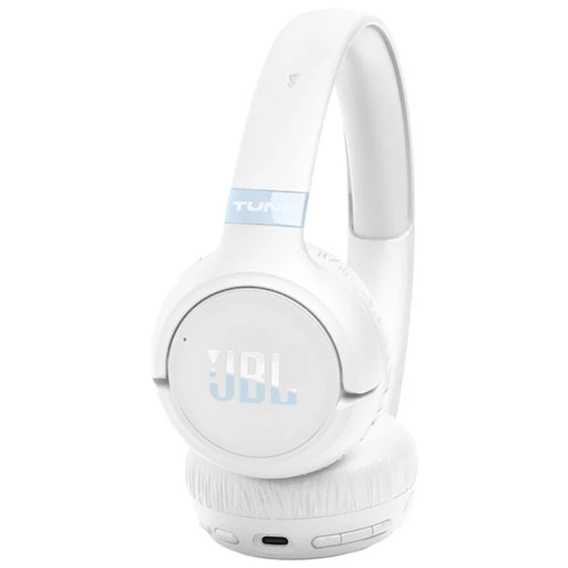 JBL Tune 680NC On-Ear Noise Cancelling Bluetooth Headphones - White