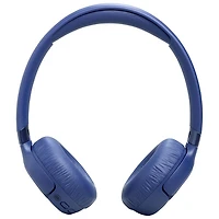Casque d'écoute Bluetooth à suppression du bruit Tune 680NC de JBL - Bleu