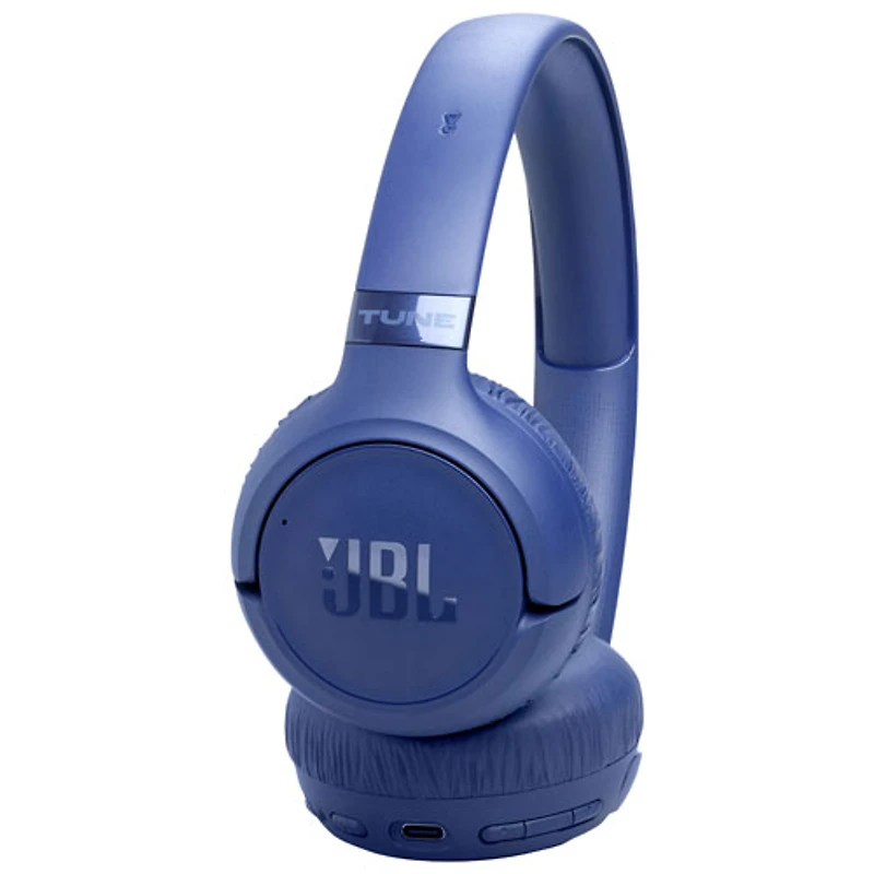 Casque d'écoute Bluetooth à suppression du bruit Tune 680NC de JBL - Bleu