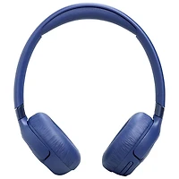 Casque d'écoute Bluetooth à suppression du bruit Tune 680NC de JBL - Bleu