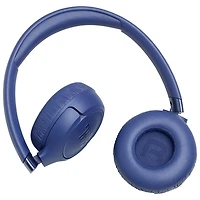 Casque d'écoute Bluetooth à suppression du bruit Tune 680NC de JBL - Bleu
