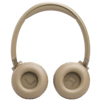 JBL Tune 680NC On-Ear Noise Cancelling Bluetooth Headphones - Beige