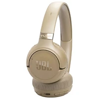 JBL Tune 680NC On-Ear Noise Cancelling Bluetooth Headphones - Beige