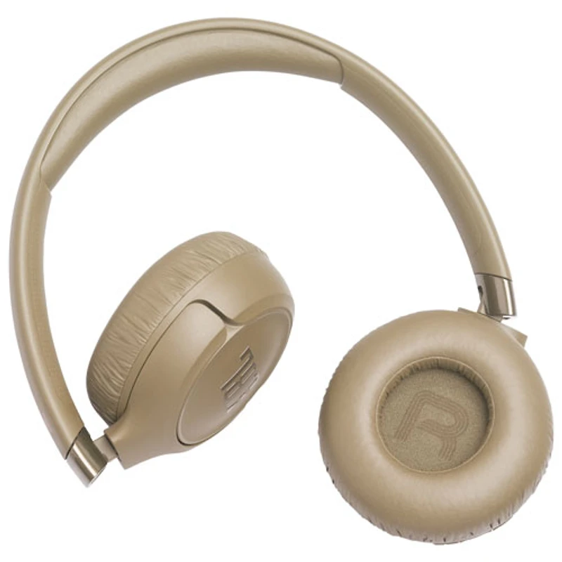 JBL Tune 680NC On-Ear Noise Cancelling Bluetooth Headphones - Beige