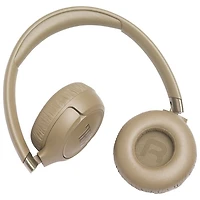 JBL Tune 680NC On-Ear Noise Cancelling Bluetooth Headphones - Beige