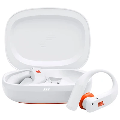 JBL Endurance Peak 4 In-Ear Noise Cancelling True Wireless Earbuds -White