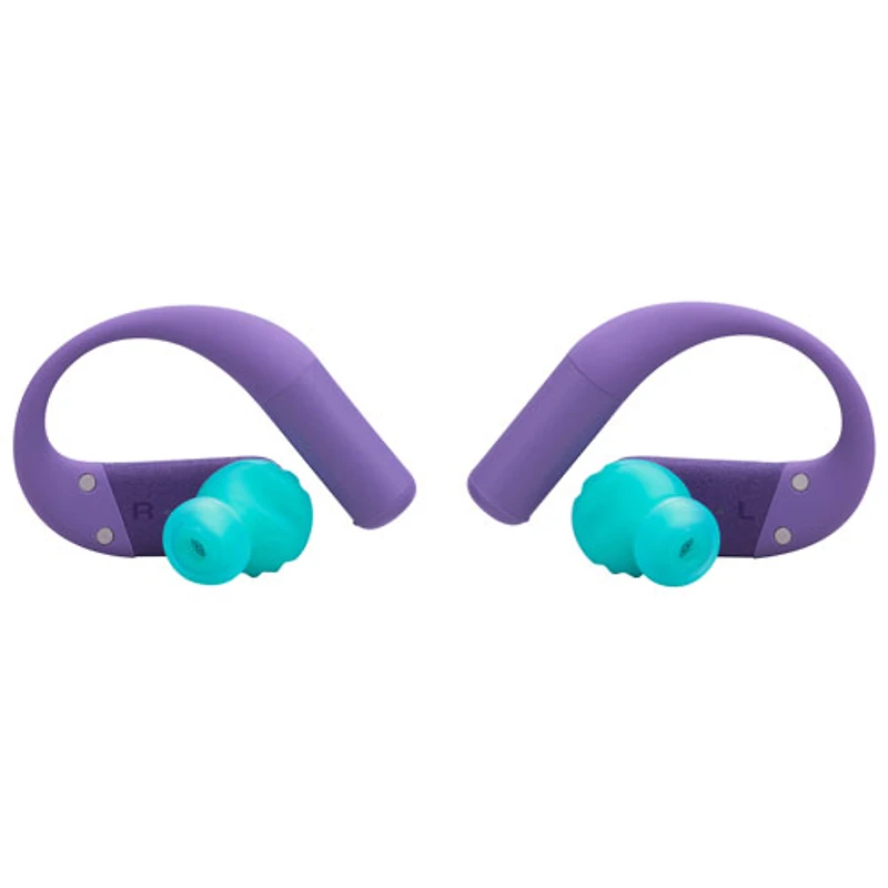 JBL Endurance Peak 4 In-Ear Noise Cancelling True Wireless Earbuds -Purple
