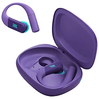 JBL Endurance Peak 4 In-Ear Noise Cancelling True Wireless Earbuds -Purple