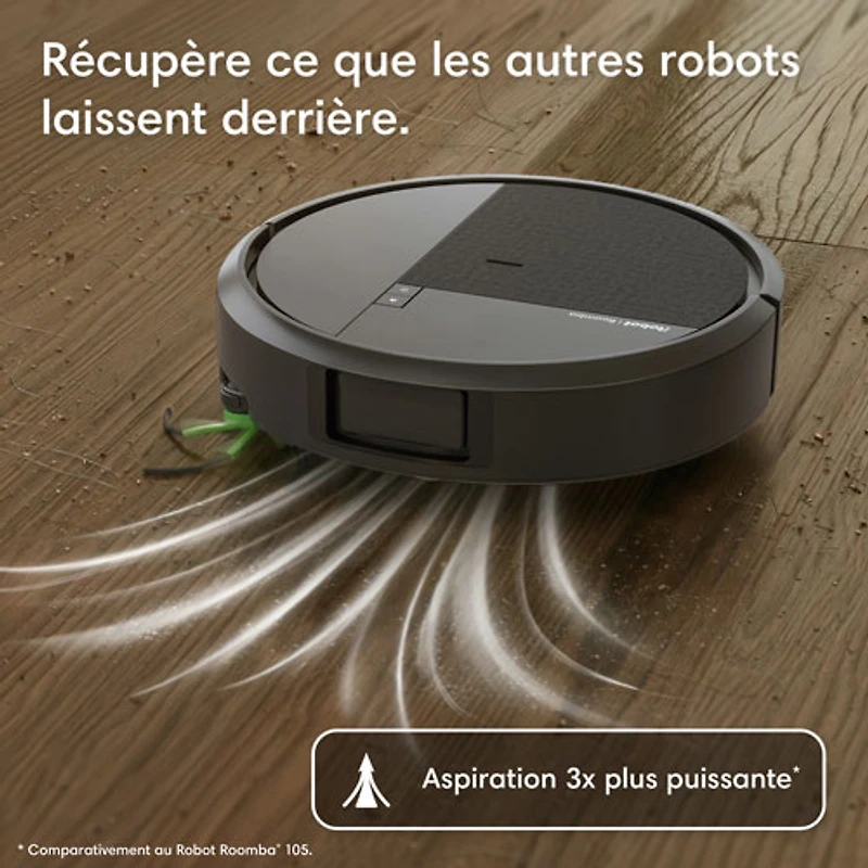 iRobot Roomba Plus 515 Combo Robot Vacuum & Mop for Multi-Surface with AutoWash Auto-Empty Dock, LiDAR, 202 min - Black