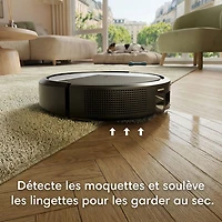iRobot Roomba Plus 415S Combo Robot Vacuum & Mop for Multi-Surface with Auto Wash Self-Emptying Dock, Smart Mapping, Wi-Fi - Black