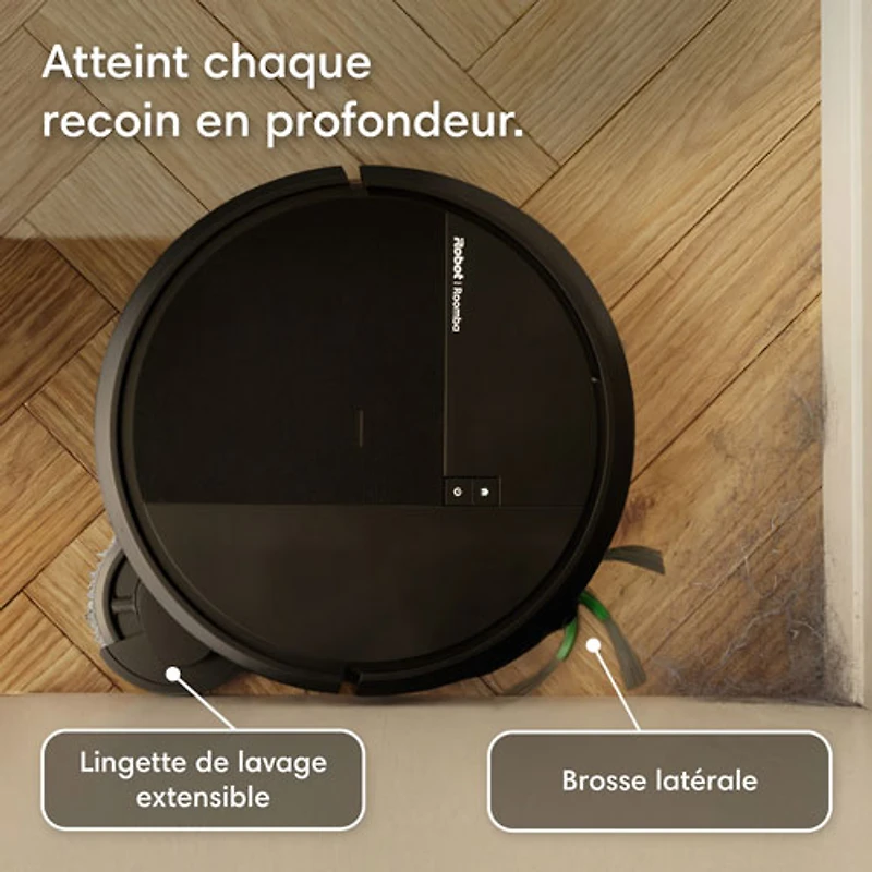 iRobot Roomba Plus 415S Combo Robot Vacuum & Mop for Multi-Surface with Auto Wash Self-Emptying Dock, Smart Mapping, Wi-Fi - Black