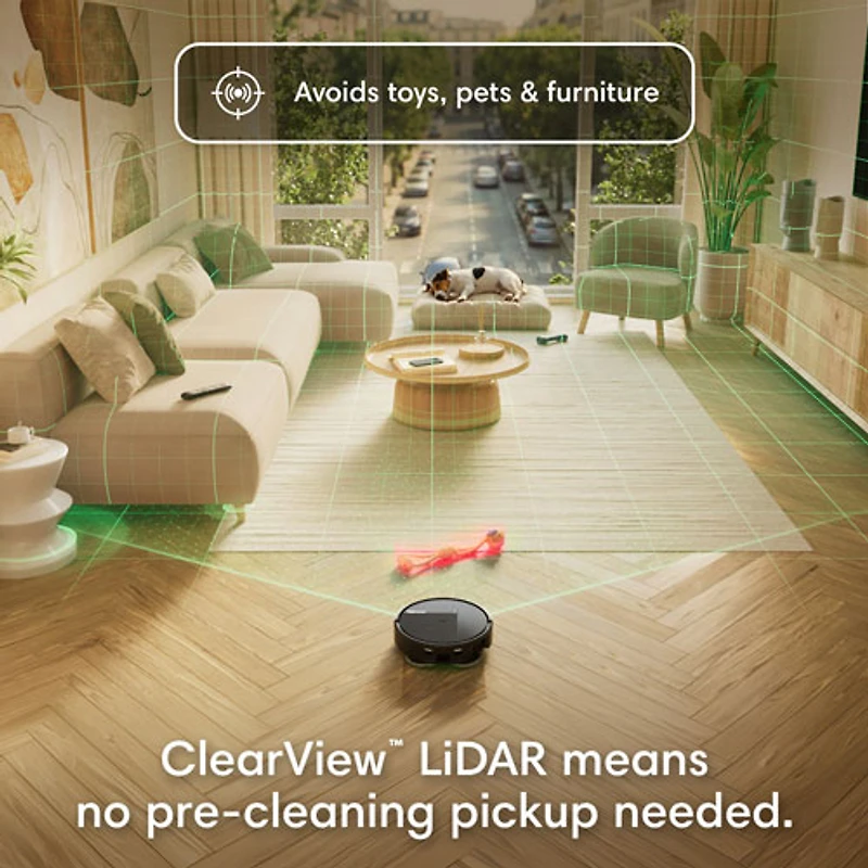 iRobot Roomba Plus 415S Combo Robot Vacuum & Mop for Multi-Surface with Auto Wash Self-Emptying Dock, Smart Mapping, Wi-Fi - Black