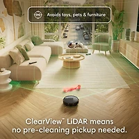 iRobot Roomba Plus 415S Combo Robot Vacuum & Mop for Multi-Surface with Auto Wash Self-Emptying Dock, Smart Mapping, Wi-Fi - Black