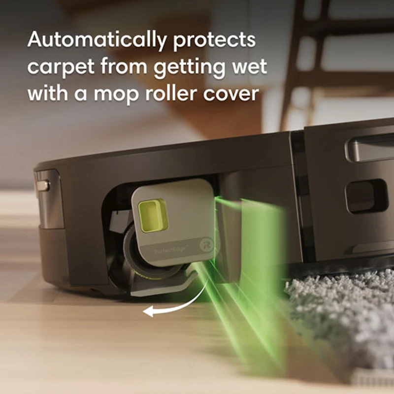 iRobot Roomba Max 775 Combo Robot Vacuum & Mop for Multi-Surface with Auto Wash Self-Emptying Dock, Wi-Fi - Black