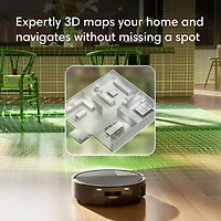 iRobot Roomba Max 775 Combo Robot Vacuum & Mop for Multi-Surface with Auto Wash Self-Emptying Dock, Wi-Fi - Black